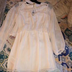BCBG white dress